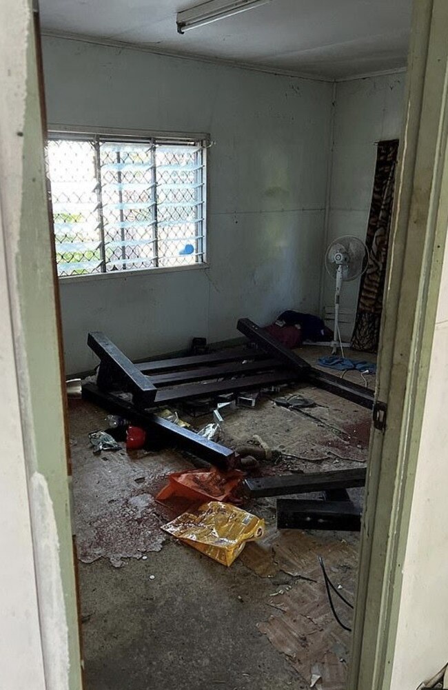 Nat Redgrave showed the filthy interior of the home he started renovating in June in a viral video on TikTok. Picture: TickTok/natredgrave