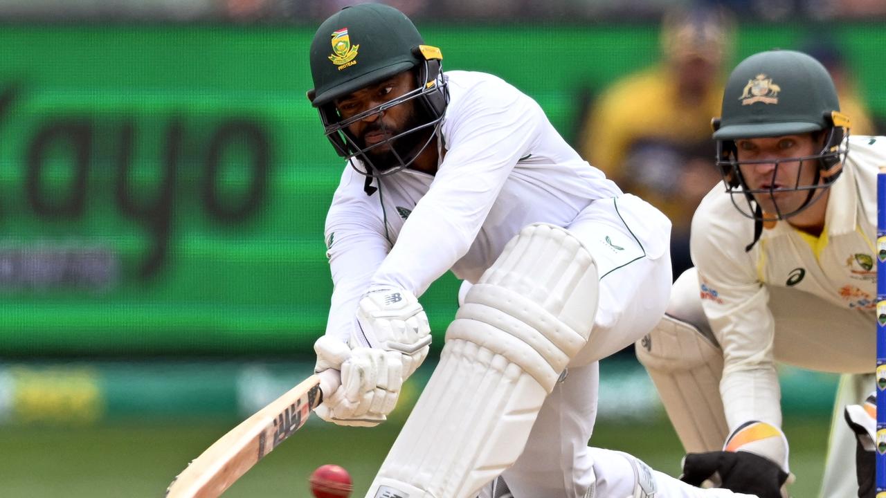 South African captain Temba Bavuma. Photo by William WEST / AFP