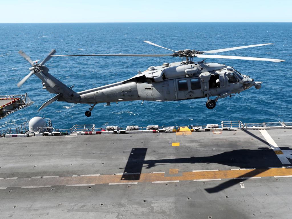 Photos on board the USS Wasp. Pic Peter Wallis