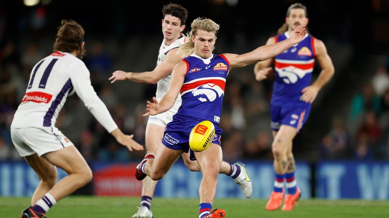 Bailey Smith is a key part of the Bulldogs’ present and future. Picture: Getty Images