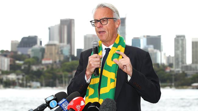 FFA chief executive David Gallop in Sydney yesterday. Picture: Getty Images