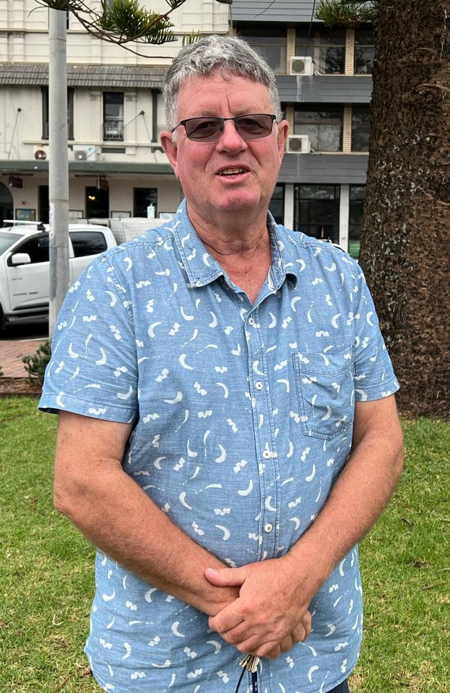 Kiama resident David Andriske said MP Gareth Ward had his vote. Picture: Dylan Arvela