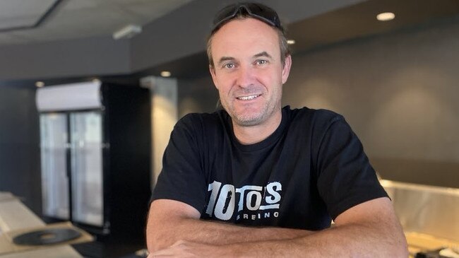 Rupert Hall opened the 10 Toes Brewery at Alexandra Headland in 2016.