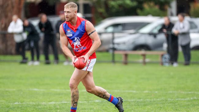 Port Melbourne Colts coach Josh Caddy. Picture : George Sal