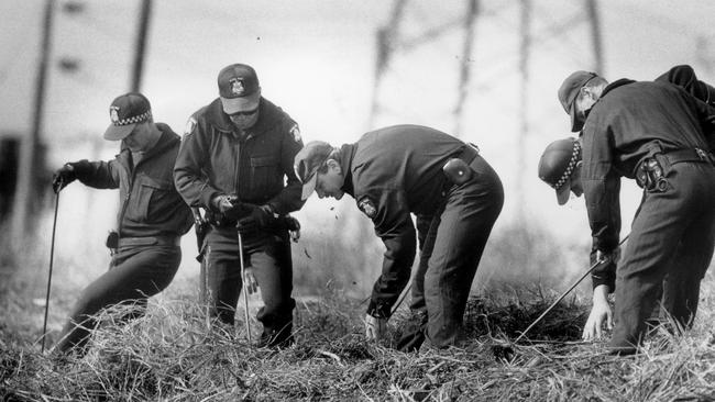 Investigators search near where Karmein Chan’s remains were found near Edgars Creek Thomastown.