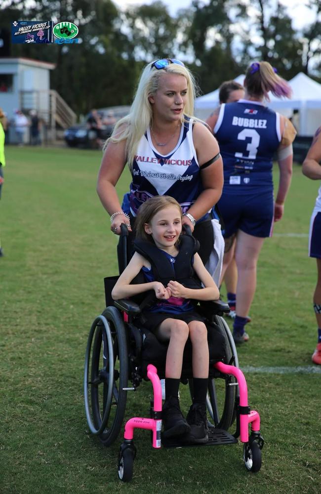 Gypsy at the Valley Vicious Cup with friend Lauren Gale. Picture: Supplied