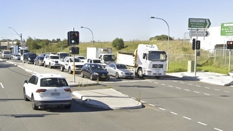 The red light intersection on Botany Rd and Wentworth Rd, Mascot. Picture: Google Maps