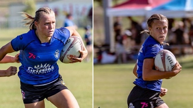 Maddi Levi, left, and Teagan Levi have both made Queensland's Under-17s women's sevens team. Picture: Supplied