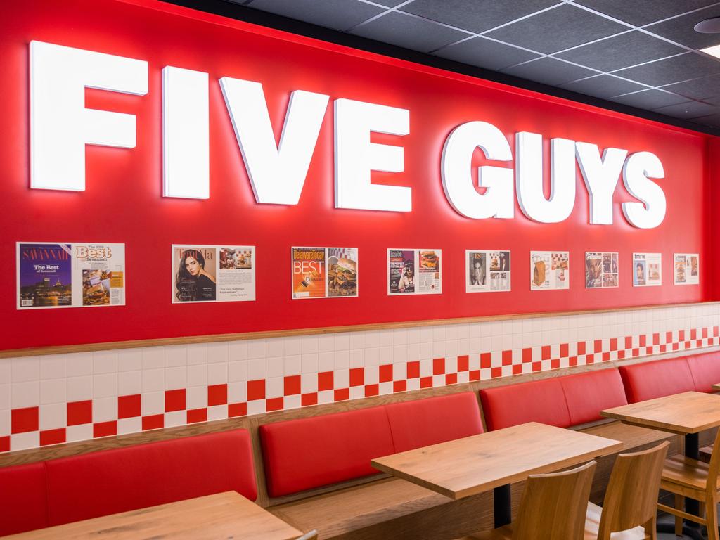 Five Guys in Penrith. Picture: Supplied