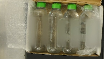 Salim Moujalli was charged with trying to import 1.6kg of liquid `ice’ through the post. Picture: NSW Police