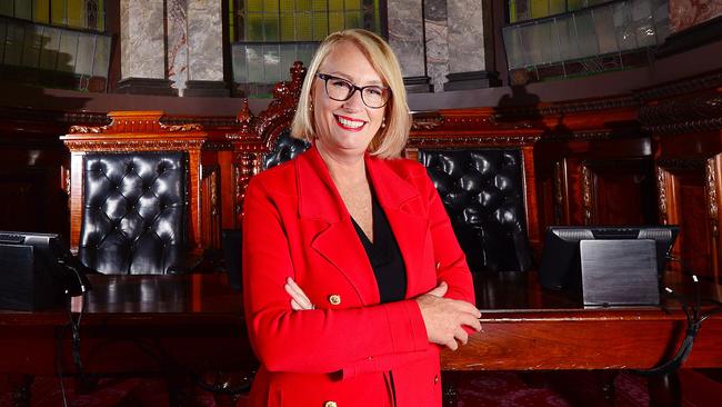 Lord Mayor Sally Capp says Melbourne City Council is committed to free speech. Picture: Nicki Connolly