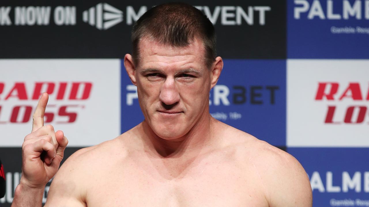 Paul Gallen laughed away suggestions his mentality towards losing in boxing was shaped because of the eight Origin series losses he copped during his career. Photo: Getty Images