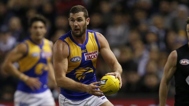 Jack Darling kicks goals, runs hard and provides a target.