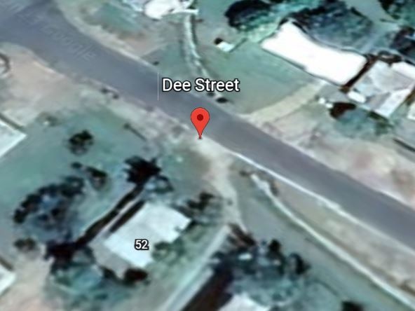 Satellite view of Dee Street Mount Morgan taken from Google Earth.