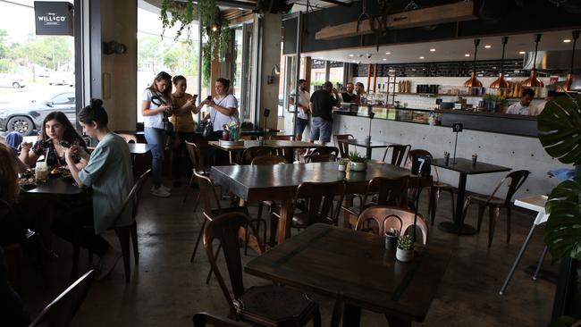 Inside Yagoona’s newest cafe — Kaffeine & Co. Picture: Robert Pozo