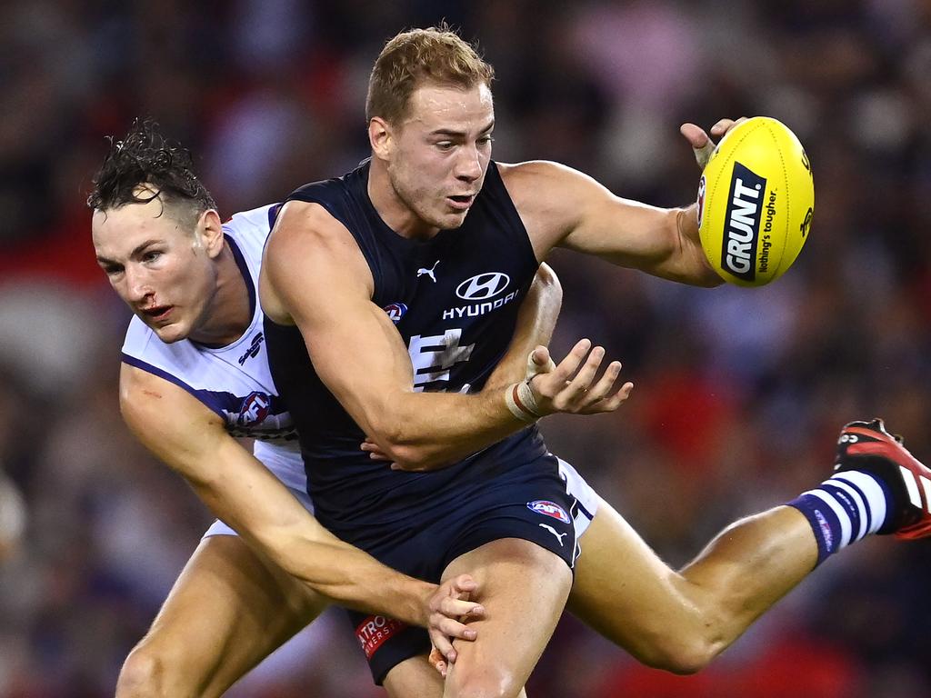 A number of circumstances forced the AFL’s hand on the venue for Blues v Dockers. Picture: Getty Images