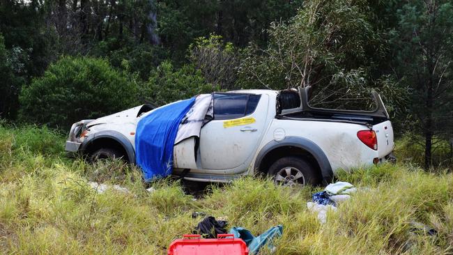 Moonie Highway crash. Pic: Peta McEachern