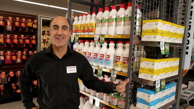 Carrum Downs Richies IGA store manager Christopher Cincotta. Picture: Stuart McEvoy.