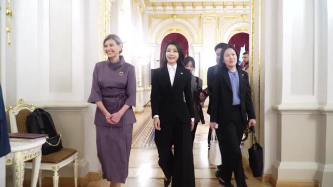 Ukrainian, South Korean first ladies meet in Kyiv | news.com.au ...