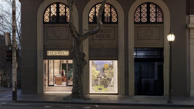 The renovated and expanded Collins Street boutique in Melbourne. Picture: Toby Scott