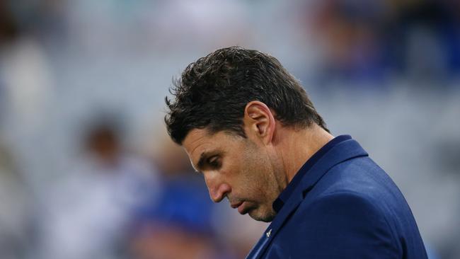 After the departure of Trent Barrett, it’s hard to draw many positives on the coaching front for the Bulldogs. Picture: Getty Images.