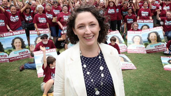 Dickson Decides unveiled their independent candidate Ellie Smith to run against Peter Dutton in Dickson at a community launch in Bunya. Picture: Liam Kidston