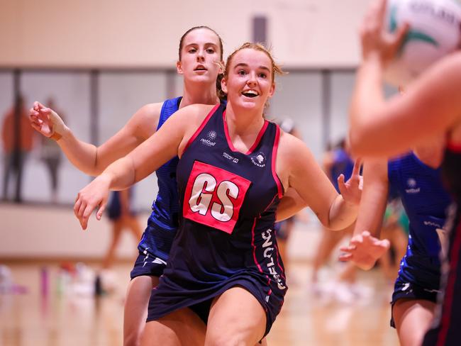 Geelong Cougars goal shooter Daisy O'Kane in action. Photo: Grant Treeby/NV