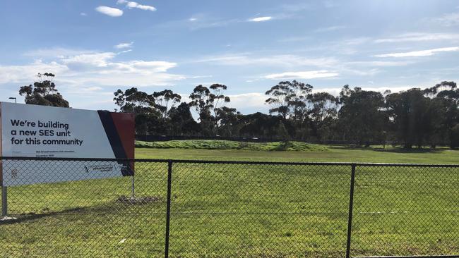 The new site for Broadmeadows SES on Sydney Rd next to Fawkner police station.