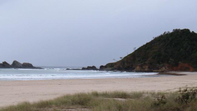 The attack took place at Broken Head near Byron Bay.