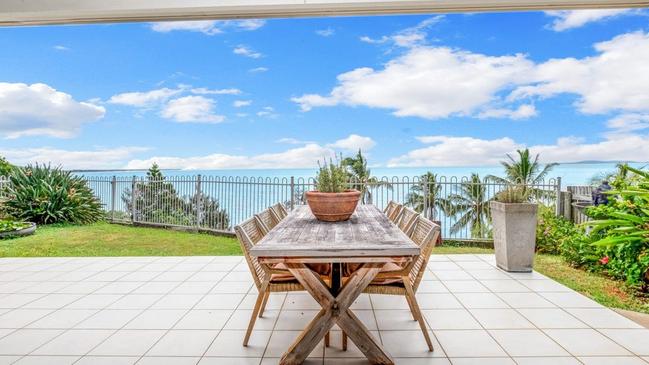 The property boasts large decks that take in the water view. Picture: realestate.com.au