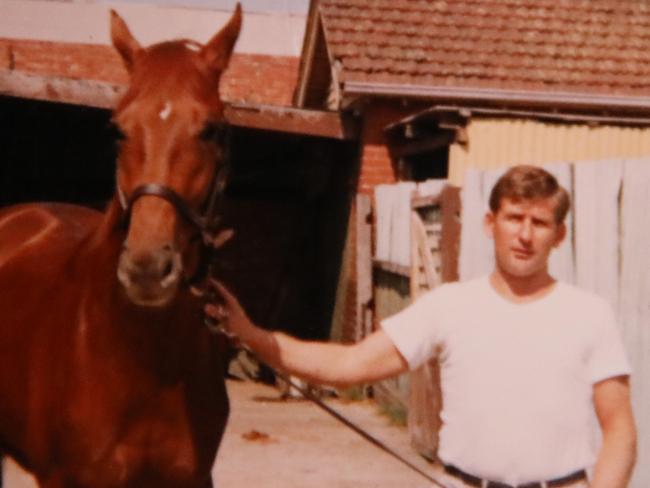 Bertie Kidd and his racehorse Why So