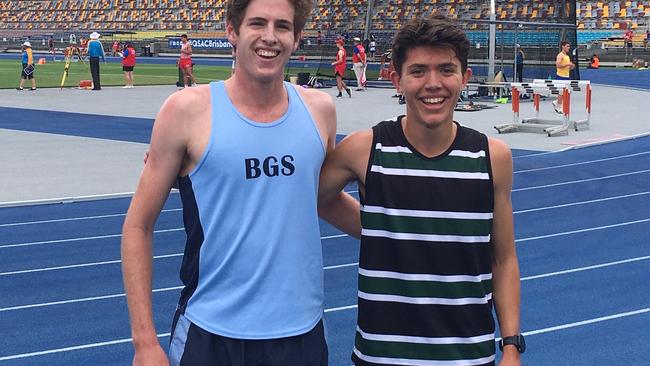 BBC's Gus Gannon beat Harry Chapman (BGS) in the open 1500m