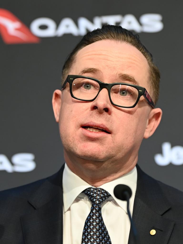 Qantas CEO Alan Joyce. Picture: NCA NewsWire / Jeremy Piper