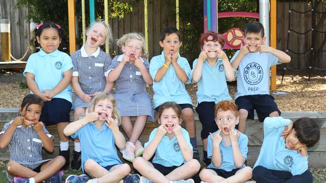 Oberon Primary School 2025 Prep S front Navy Taiapa-Skinnon, Bonnie Bath, Nora Pieper, Avery Scaffidi-Walker, Ilia Dibaji. Back Miles Terec, Isabel Sack, Penny Clifton-Donald, Igi Ryan, Rohan Williams, Charlie Groves
