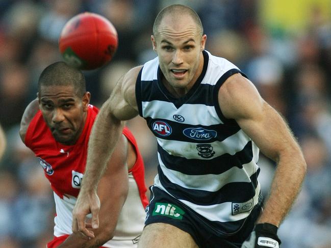 Tom Harley captained Geelong to premierships in 2007 and 2009.