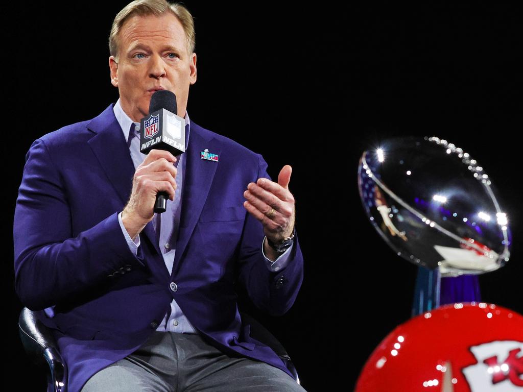 Roger Goodell Is Still Testing His In-Home Tech for Today's NFL Draft