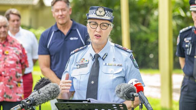 Police Commissioner Katrina Carroll announced she would was stepping down as Queensland’s Police Commissioner on Tuesday. Picture: Richard Walker