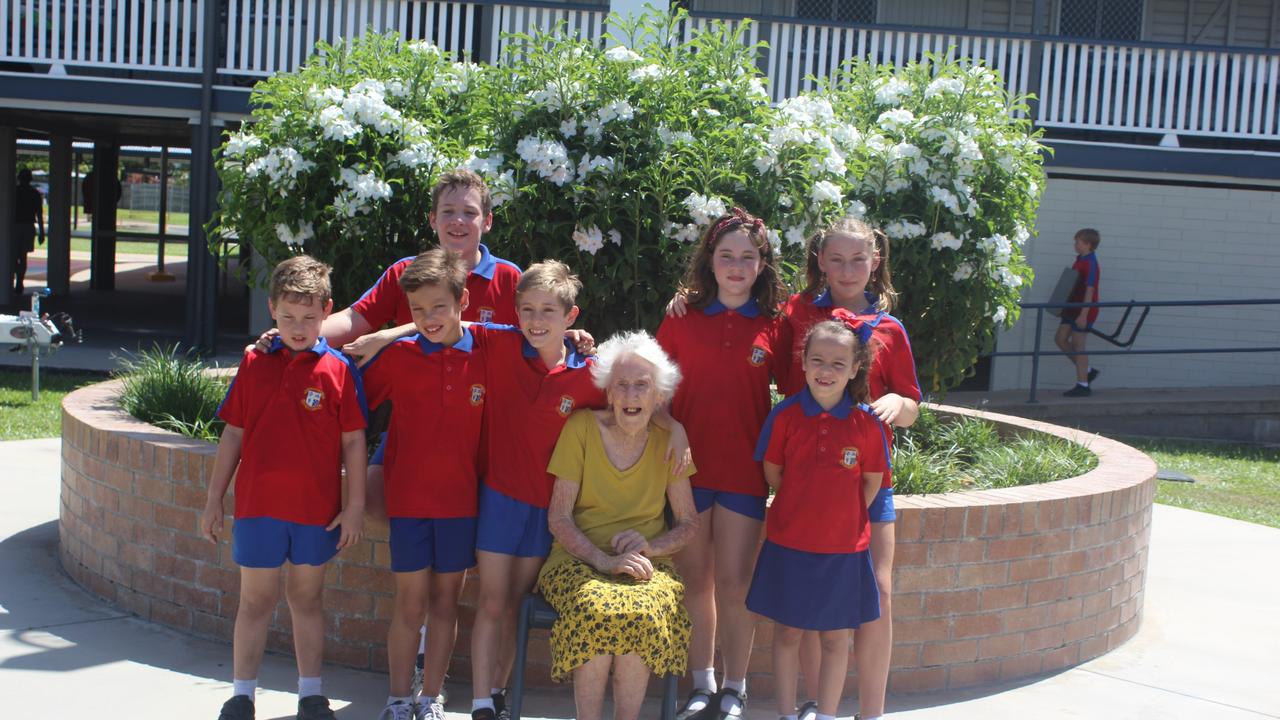 Oldest living student Maureen Petersen revisits Ayr's St Francis