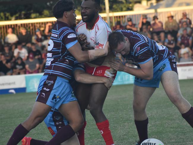 The Dolphins scored a commanding win over the CQ Capras in their pre-season trial in Rockhampton.