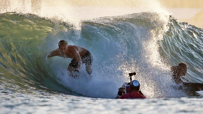 The prototype wave pool in central Queensland designed by Surf Lakes, with the help of Gold Coast firm Engenuity Solutions.