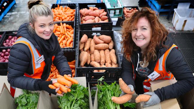 Foodbank Victoria’s demand has doubled in the past month. Picture: David Crosling