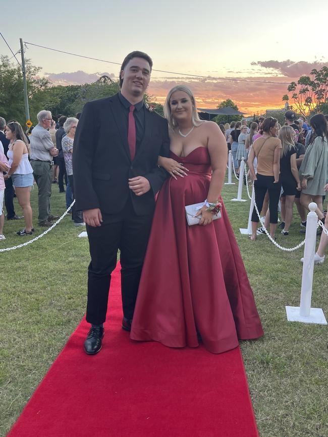 Aldridge State High School students celebrate their formal.