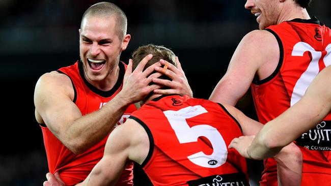 The rejuvenated Bombers are set to feature on Good Friday. Picture: AAP