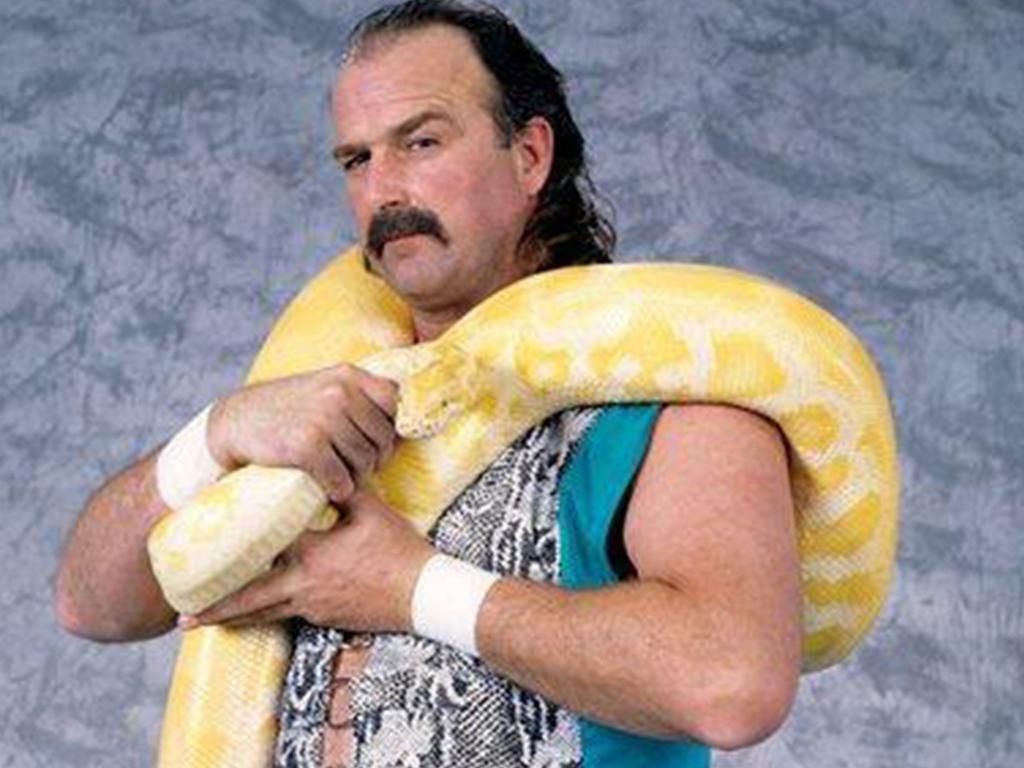 Roberts never went far without his snake.