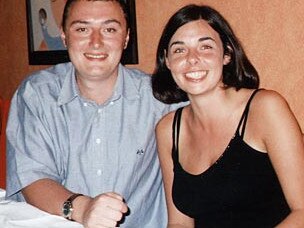 Peter Falconio and Joanna Lees at dinner