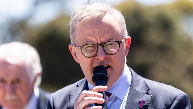 Anthony Albanese in Melbourne in early February. Picture: Getty Images