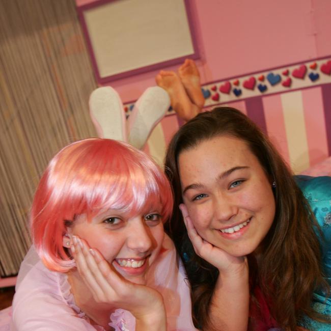 Alice Bartels as Frenchy and Bronte Ward as Marty.