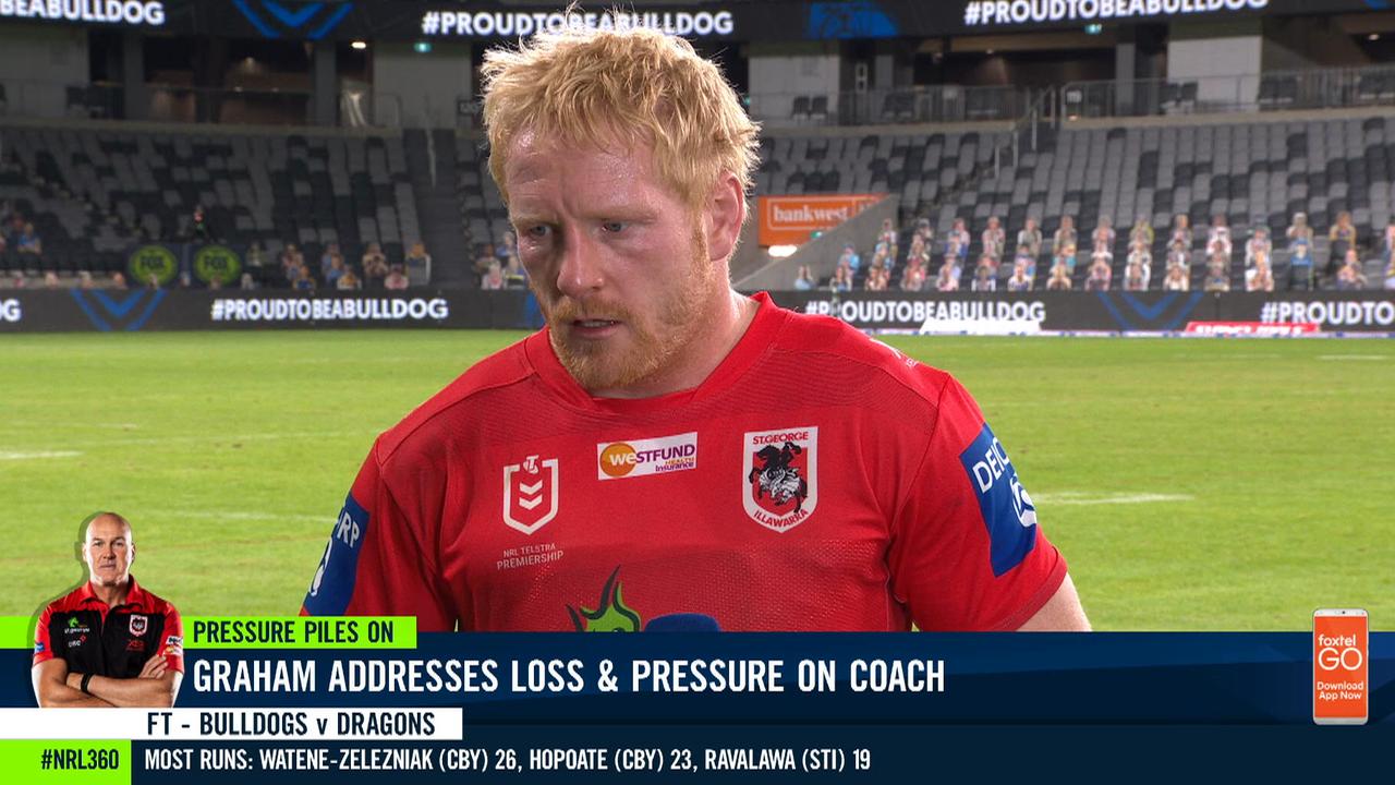 James Graham fronts the NRL360 panel