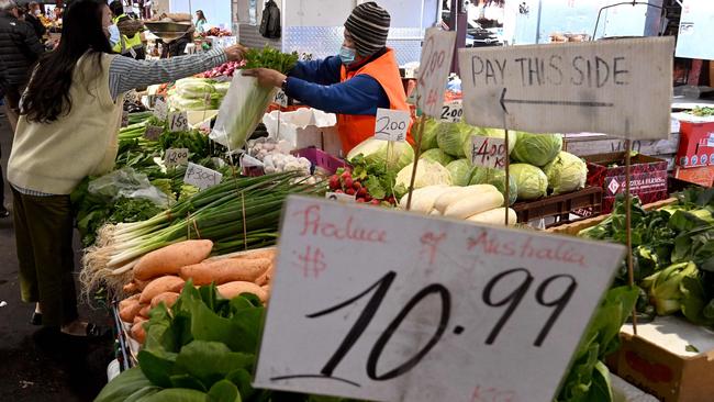 The RBA says the “risks around the inflation outlook are broadly balanced”.