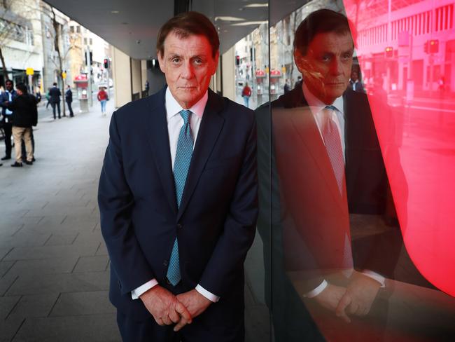 1/9/22: Bill Evans, the Westpac Chief Economist outside of Westpac HQ in Sydney. John Feder/The Australian.